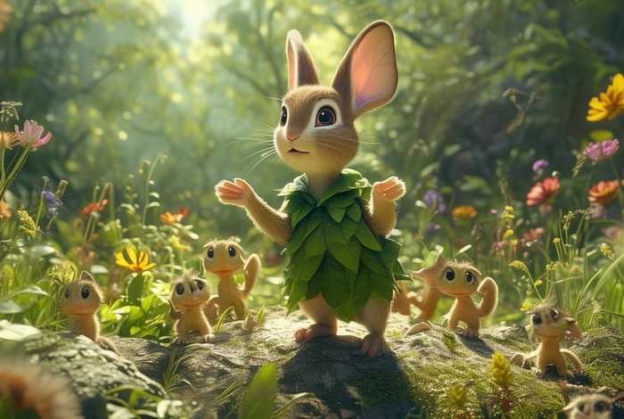 儿童小故事2分钟聪明的兔子 幼儿故事聪明的小兔子演讲视频