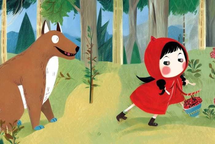 儿童双语故事书《小红帽》；小红帽双语版故事