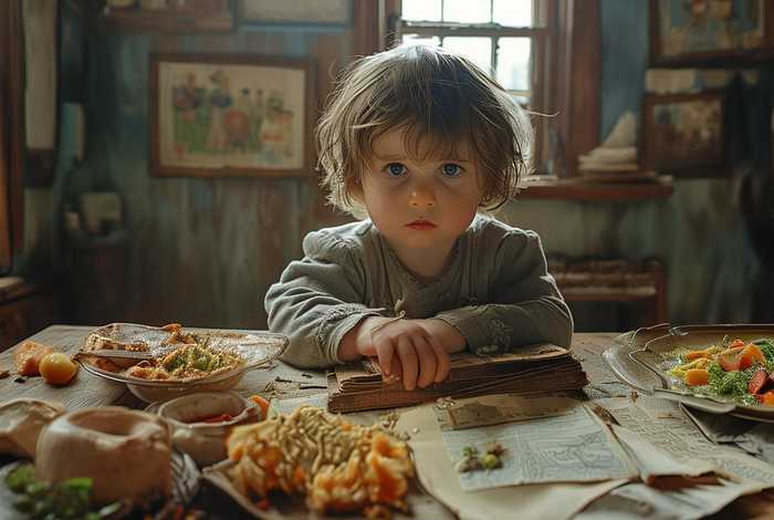 不吃饭的孩子故事 - 不吃饭的孩子故事书