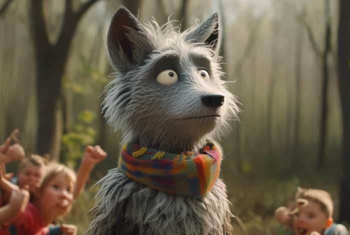 儿童故事老狼整容故事，老狼的故事 视频