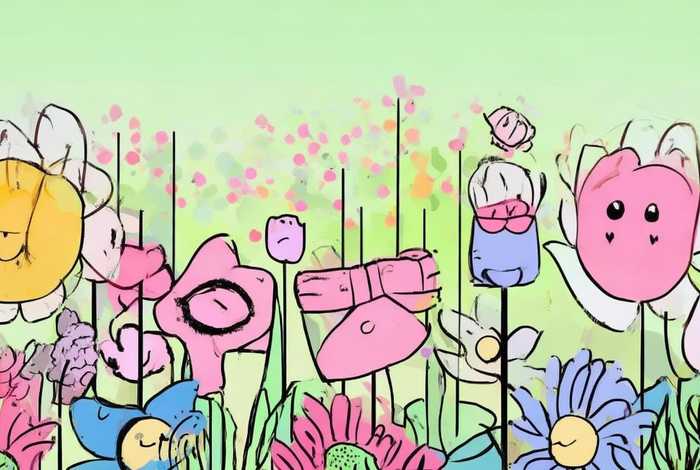 儿童花朵画画大全简单漂亮图片 儿童花朵画画大全简单漂亮图片可爱