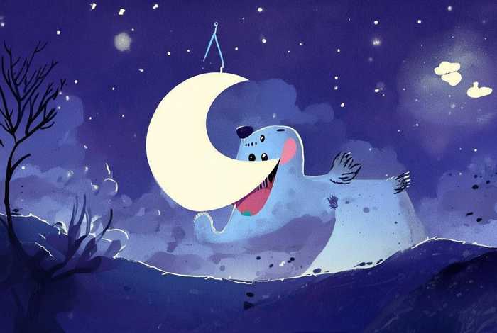 儿童故事天狗吃月亮的故事（天狗吃月亮的神话故事绘本）