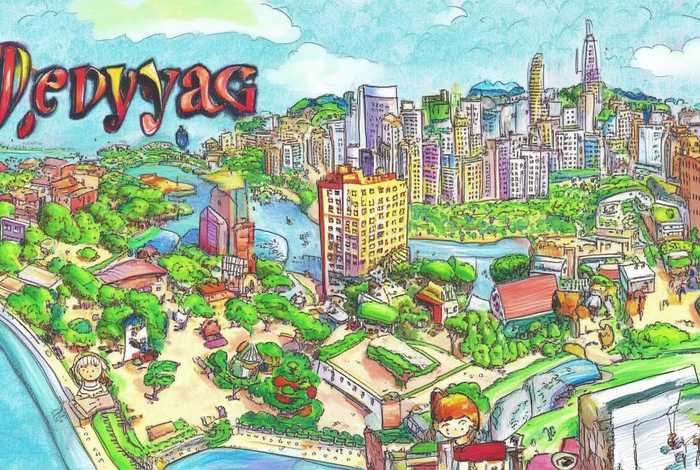 儿童画德阳 - 美丽德阳儿童画