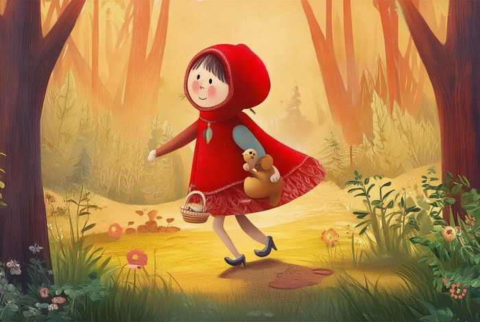 儿童故事小红帽文字版、幼儿故事小红帽的故事文字