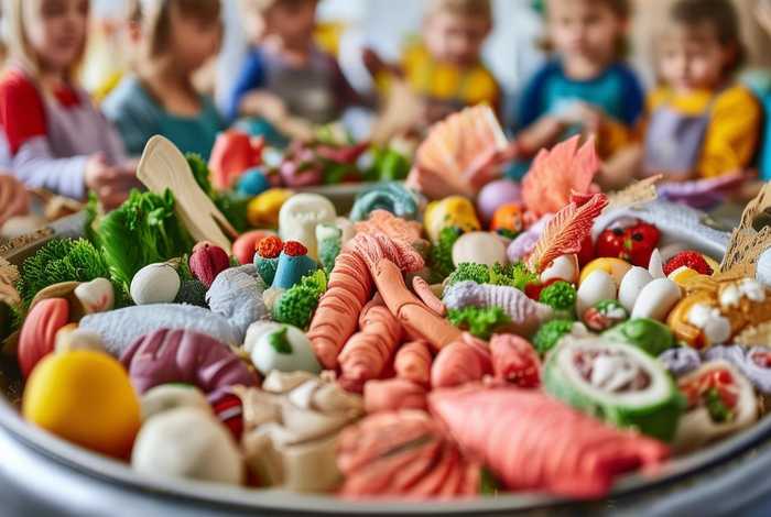 儿童手工火锅食材 - 幼儿园手工火锅食材