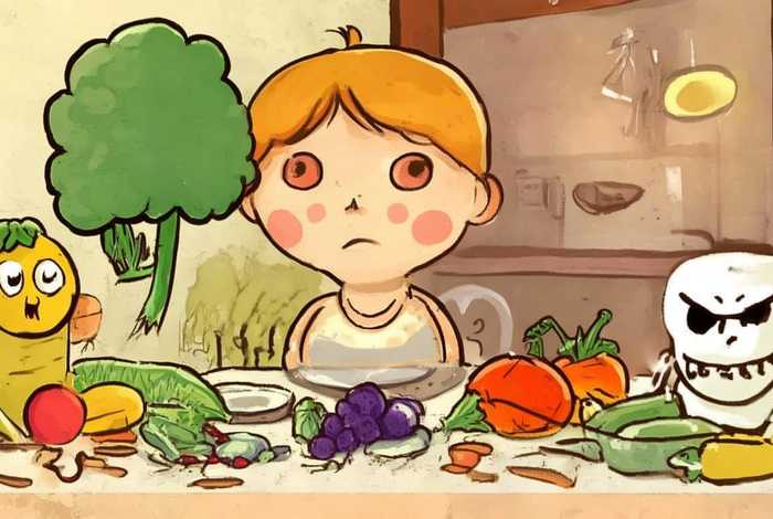 儿童故事不吃蔬菜的后果、不吃蔬菜的幼儿故事