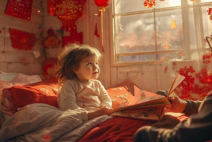 儿童睡前故事过年，关于过年的睡前故事