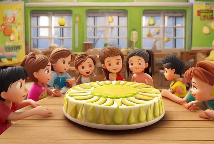 儿童故事梨子蛋糕；幼儿园关于梨子的课程故事