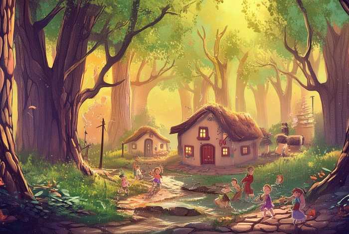 儿童故事森林小镇，幼儿故事森林里的故事
