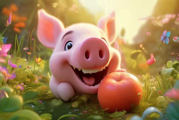 儿童故事小猪吃西瓜、幼儿故事小猪吃西瓜 儿童故事小猪吃西瓜、幼儿故事小猪吃西瓜