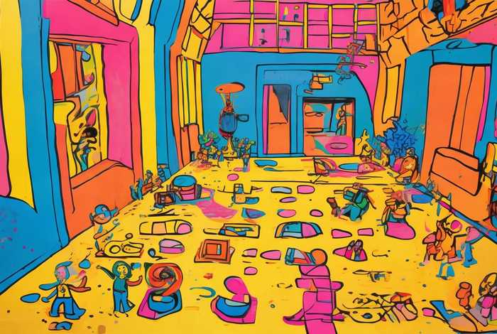 儿童游戏图片简画；儿童游戏图片简画图