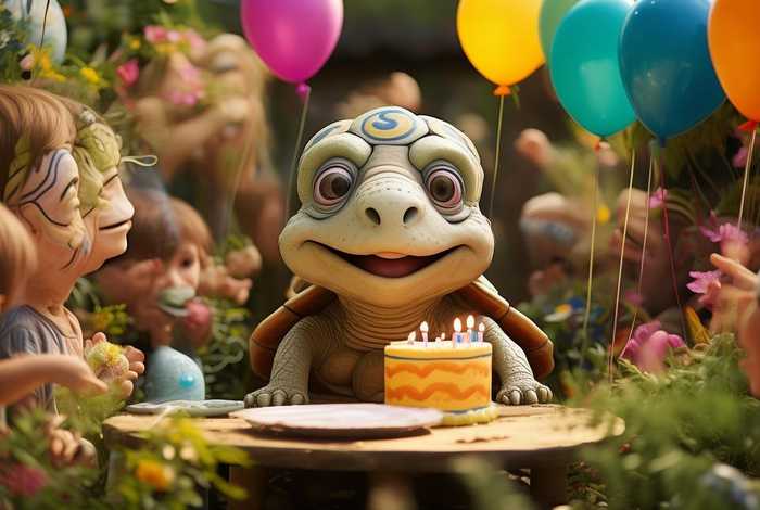 儿童故事乌龟爷爷，幼儿故事乌龟爷爷过生日