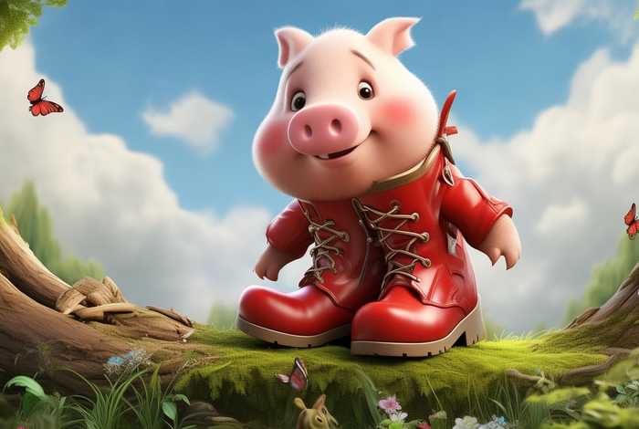 儿童故事小猪和靴子 - 幼儿故事小猪和靴子 儿童故事小猪和靴子 - 幼儿故事小猪和靴子