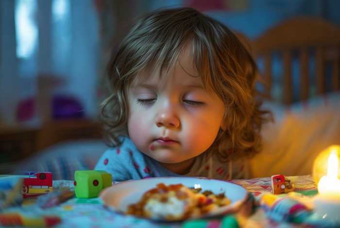 儿童晚上睡前吃饭的故事（儿童睡前吃饭的坏处）