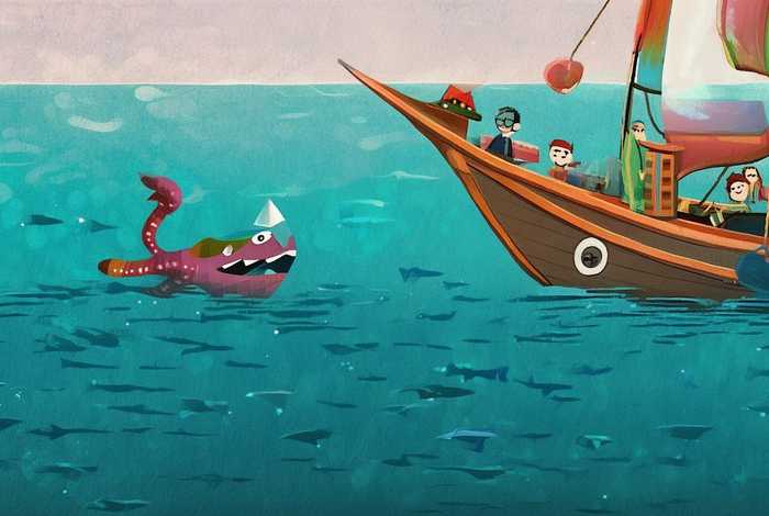 儿童海怪和船员的故事，海怪的故事幼儿故事