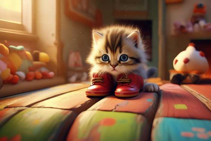 儿童故事小猫咪穿鞋子 - 小猫咪穿鞋子故事作者