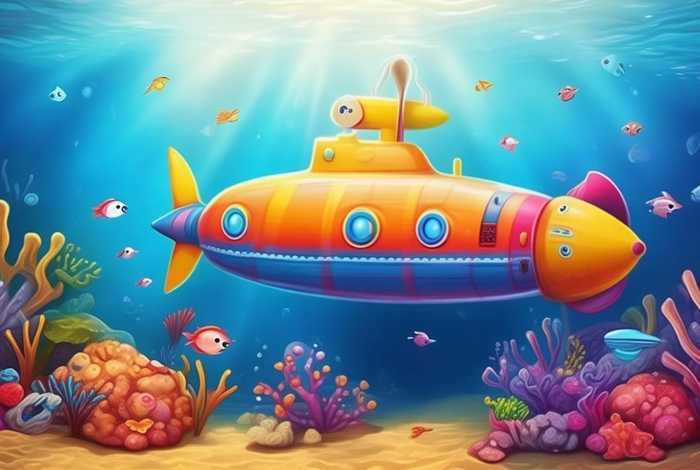 儿童潜水艇绘本故事、潜水艇的绘本故事