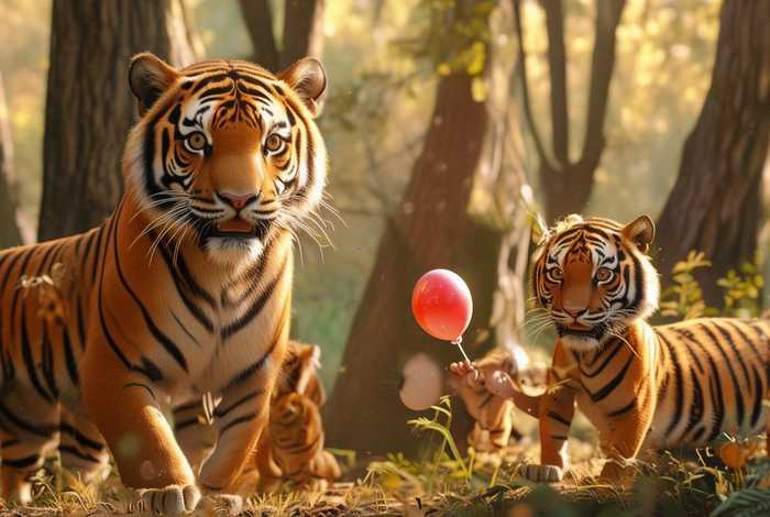 儿童虎画故事；画虎的故事