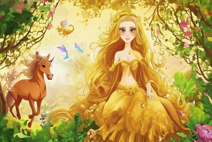 儿童故事金发公主，很好听的公主故事金发妹