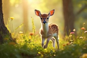 3-6岁儿童小鹿故事（小鹿的故事300字左右）