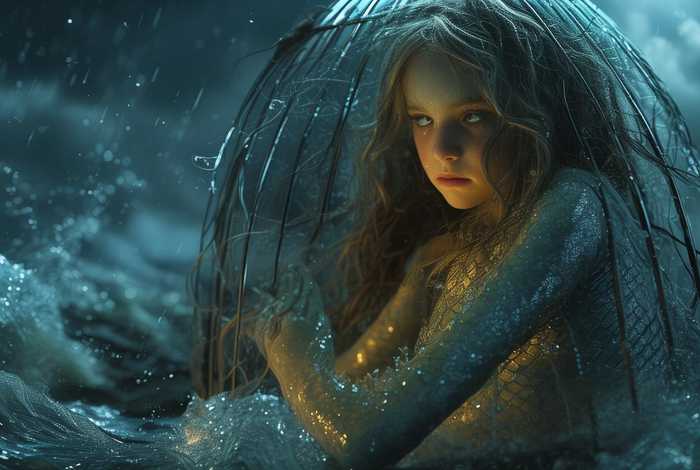 儿童美人鱼被关在笼子了；儿童美人鱼被关在笼子了怎么办