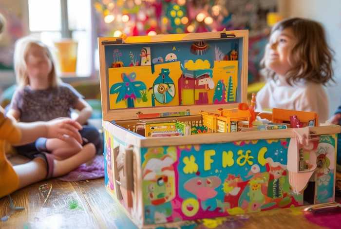 儿童故事礼盒、故事盒制作步骤 幼儿 儿童故事礼盒、故事盒制作步骤 幼儿