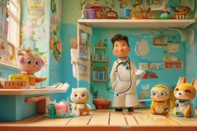 儿童动物医院故事书 - 小动物医院幼儿故事