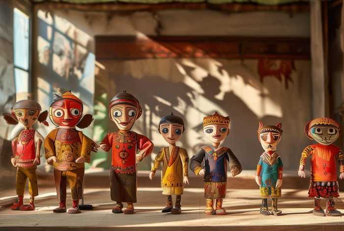 儿童皮影的制作、儿童皮影的制作原理