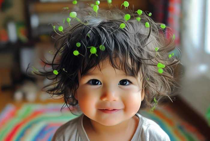 不洗头的小朋友头上长虱子故事 小朋友不洗头发长虱子