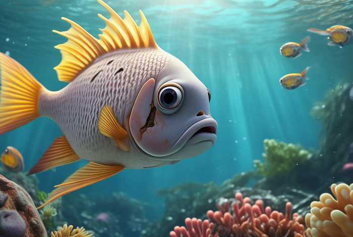 儿童故事鱼妈妈受伤；幼儿故事鱼妈妈找小鱼