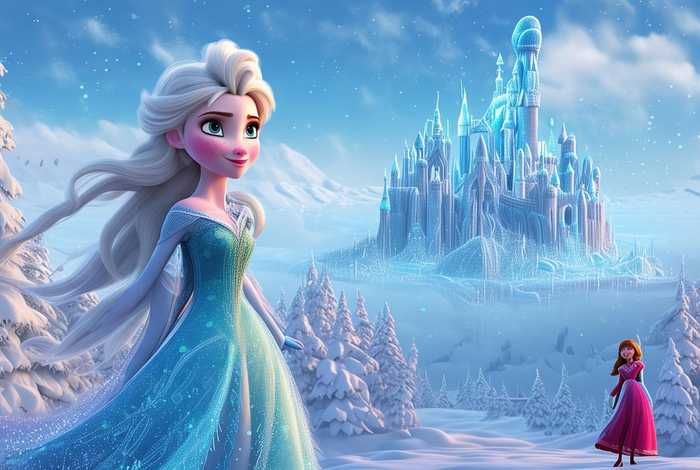 儿童故事艾莎和安娜的故事 播放艾莎和安娜的故事