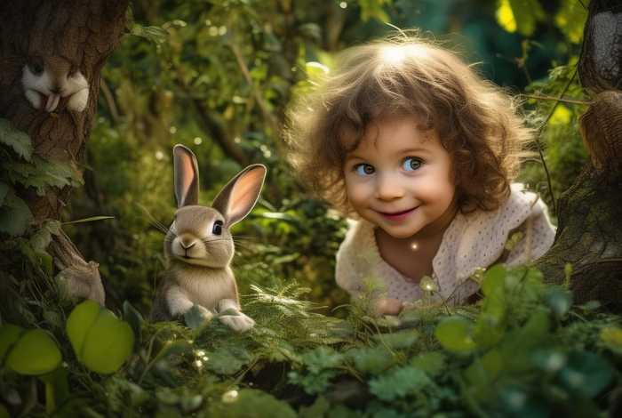 儿童小故事照片（小孩故事照片）