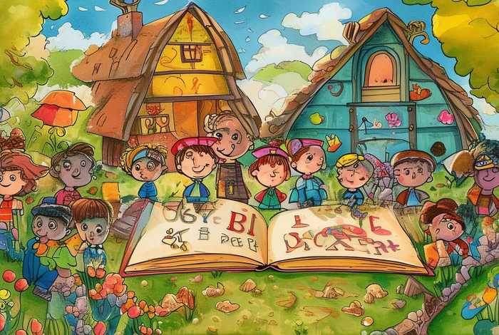 儿童故事的绘本 - 儿童识字故事绘本