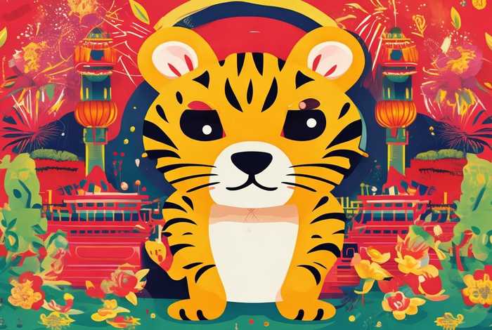 儿童画虎年主题 - 儿童画虎年主题作品