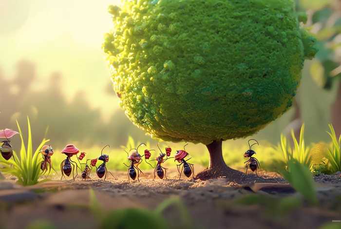 儿童睡前故事蚂蚁和西瓜 - 幼儿睡前故事蚂蚁和西瓜