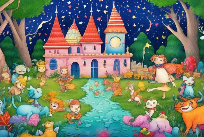 儿童童话故事插图壁纸 儿童童话插画