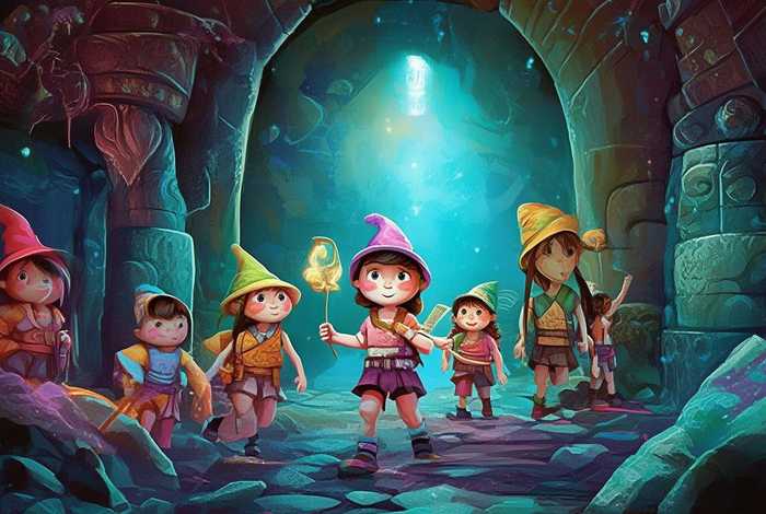 儿童文学杂志出版的小说，儿童文学杂志出版的小说和地宫探险有关