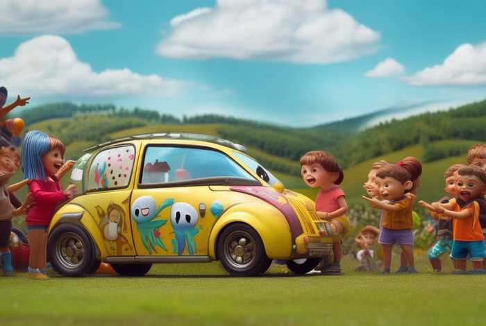 儿童故事 谁的小汽车，小汽车的故事是谁
