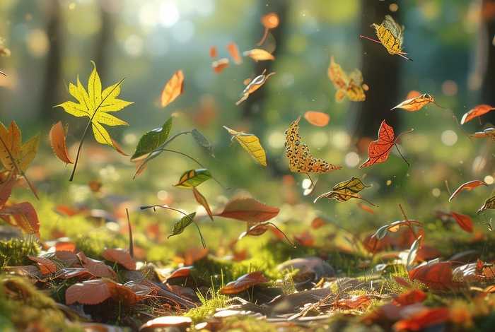 儿童故事 风中的树叶、风中的树叶视频故事