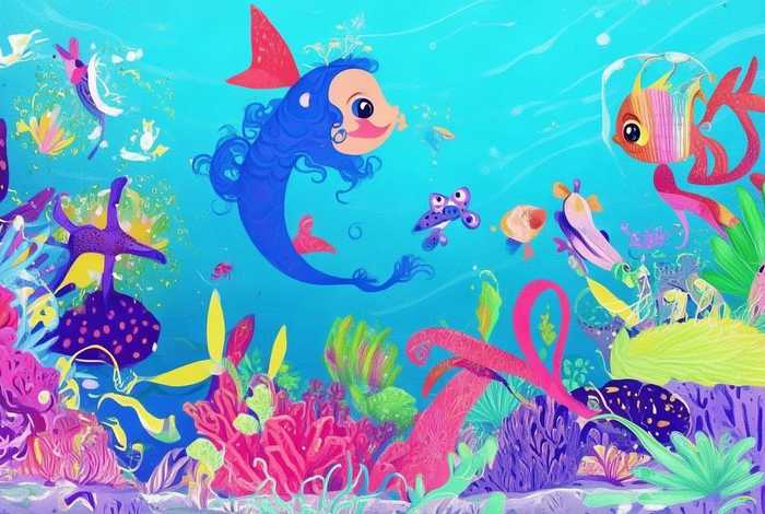 儿童绘本故事绘画海底世界 - 海底世界绘本故事简笔画 儿童绘本故事绘画海底世界 - 海底世界绘本故事简笔画