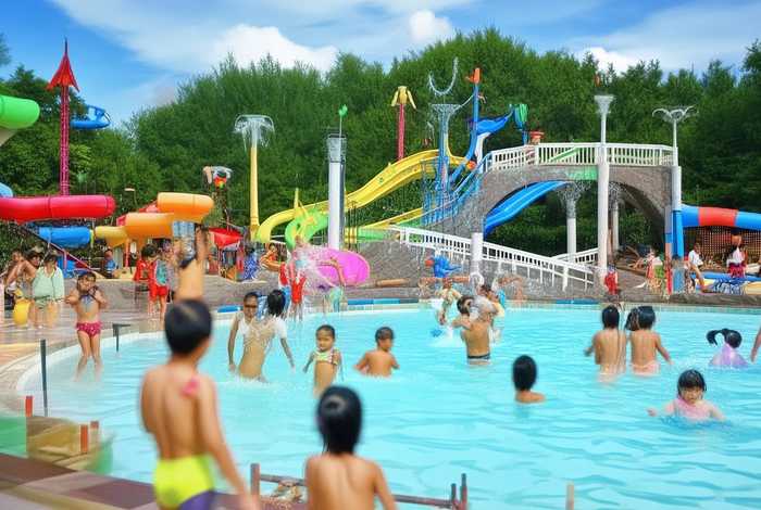 儿童公园水上乐园 凤岭儿童公园水上乐园