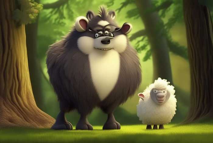 儿童故事大灰狼和羊，大灰狼和小羊故事视频