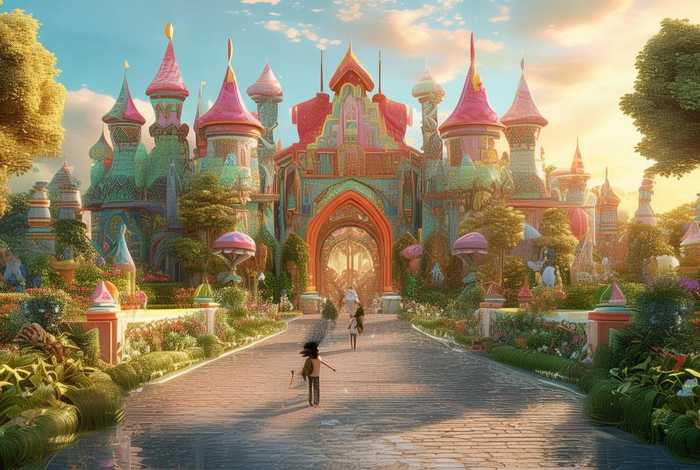 儿童天堂童话王国，沈阳儿童天堂童话王国外景