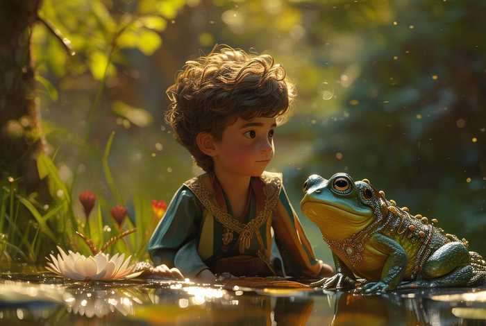 儿童睡前故事青蛙王子的故事 - 睡前故事儿童完整青蛙王子