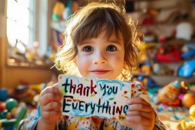 儿童感恩的心，儿童感恩的心语怎么写