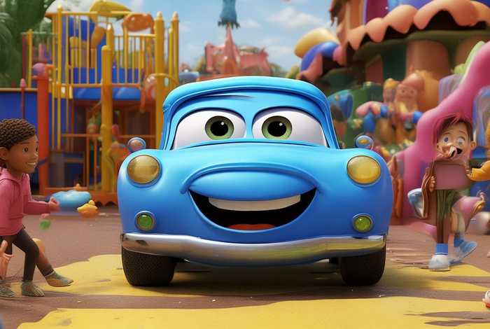 儿童故事蓝色汽车 - 儿童动画片蓝色的汽车会说话 儿童故事蓝色汽车 - 儿童动画片蓝色的汽车会说话