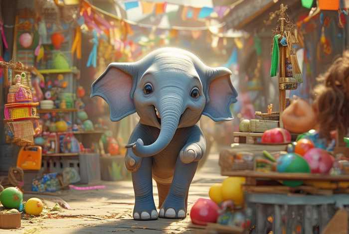 儿童故事小象卖东西 - 小象卖东西的故事 儿童故事小象卖东西 - 小象卖东西的故事