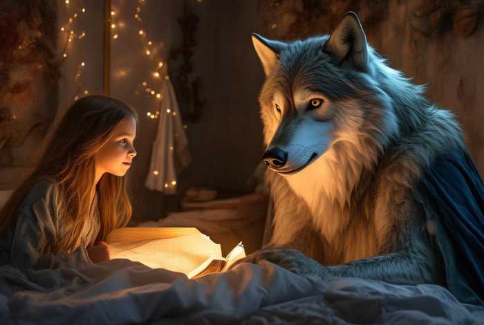 儿童睡前中文童话故事狼人公主、狼人的睡前故事
