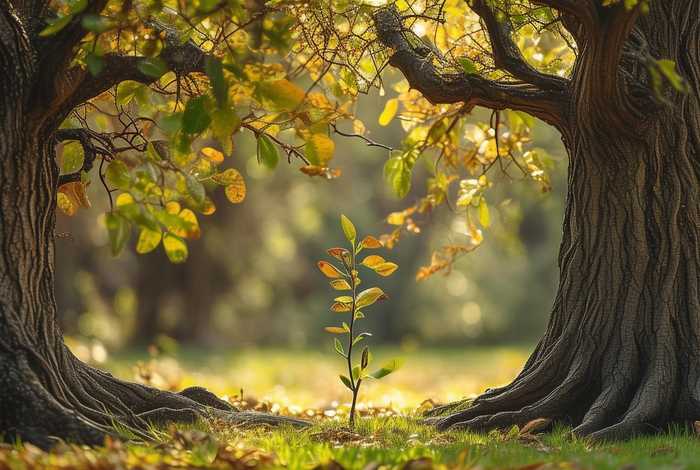儿童童话故事老树爷爷（爱听老爷爷讲故事的小树,后来变成了什么树？）
