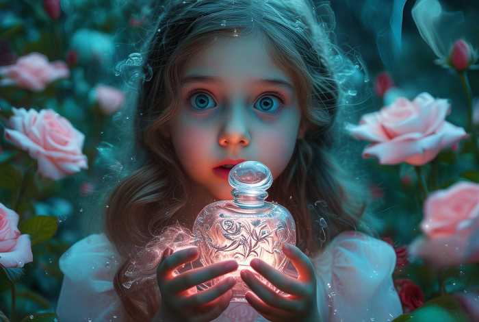 儿童故事玫瑰香水 - 玫瑰味儿香水